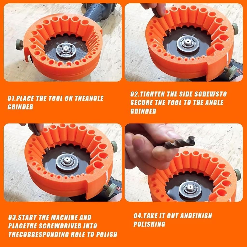 מחדד משחיז מקדחים רב תכליתי כלי שחיזה ליטוש 125 מ"מ חלקי כלי עבודה מופעלים למקדחים 2-13 מ"מ