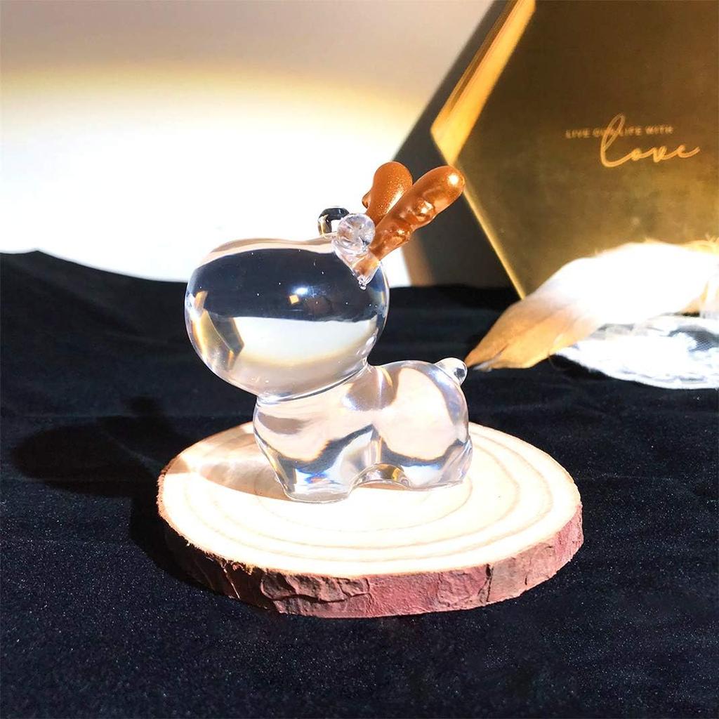 iSuperb Silicone Molds Animal Cute Epoxy Resin Molds 3D Deer and Antlers Molds for DIY Resin Casting (Transparent)