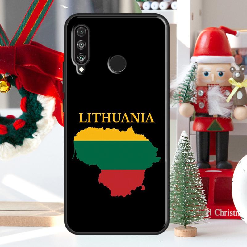 Fashion Lithuania Flag For Huawei Nova 12i 11i 8i 12s Y73 Y72 Y61 Y91 Y90 Y70 Y60 9 10 SE P60 Pro P30 P40 Lite Case
