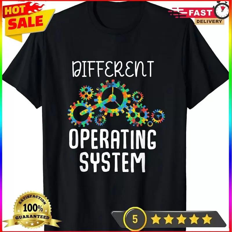 Different Operating System Gears T-shirt XXL