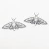 Gothic Skull Moth Pendant: Zinc Alloy Jewelry Accessory