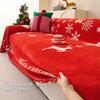 Christmas Chenille Sofa Covers Festival Decoration,All Seasons Blanket Sofa Towel,Living Room Sofa Cover,Anti-cat Scratch Cover