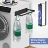 Magnetic Hanger Holder for Laundry Room, Space-Saving Hanger Organizer for Washing Machine Dryer, Holding up to 40 Velvet Wire Plastic Hangers (1,
