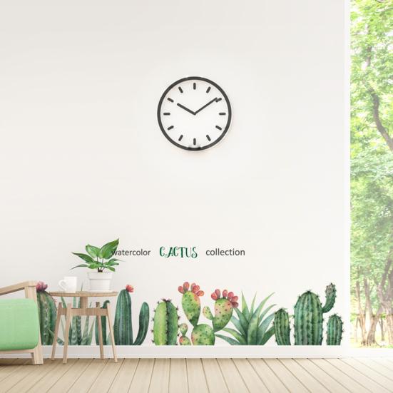 Autocolant detașabil cu frunze de banană în formă de cactus Decal mural Mural Decor camera de zi