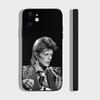 D-David Singer B-BowieS Phone Case For iPhone 14,13,12 Mini 11 Pro XR,X,XS,MAX 6S,7,8 Plus Silicone Cover Soft black