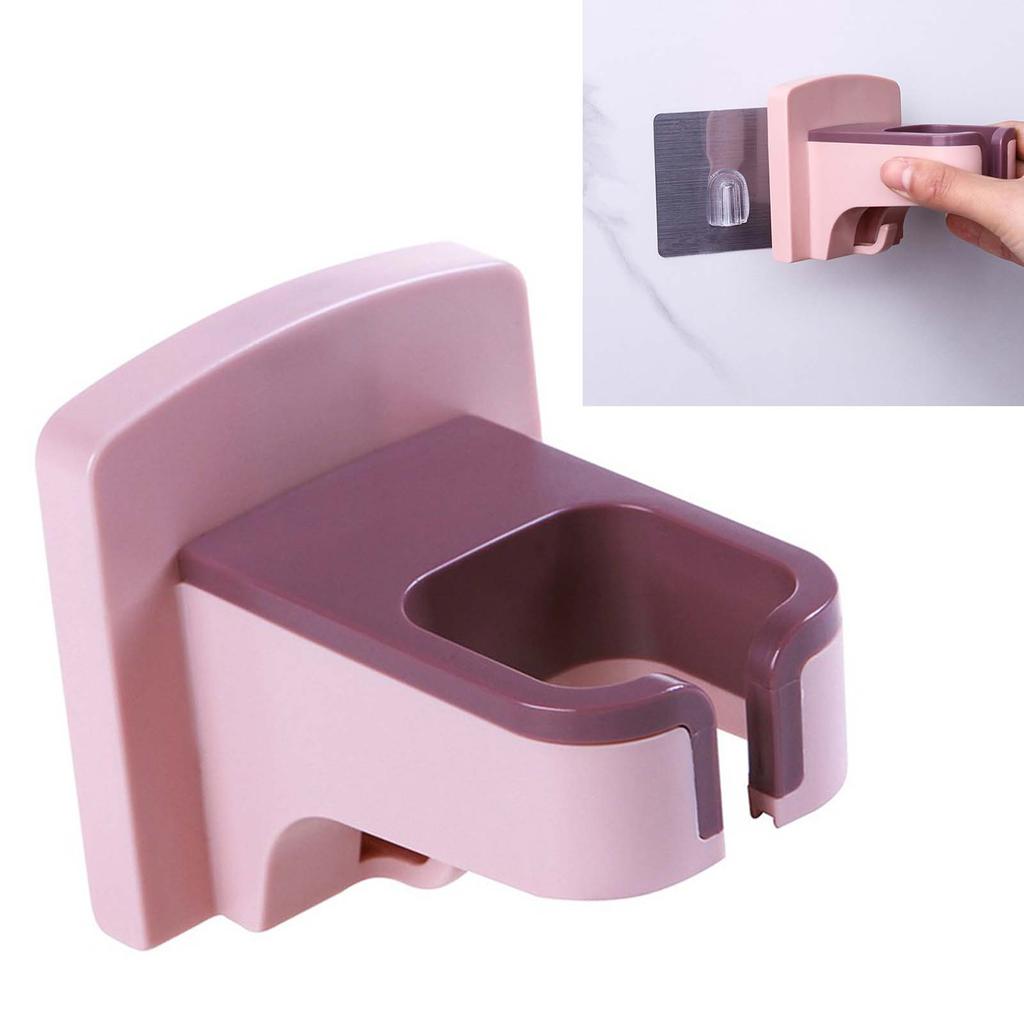 Wall Mounted Hair Dryer Holder Punch Free Self Adhesive Blow Dryer Holder for Bathroom Washroom