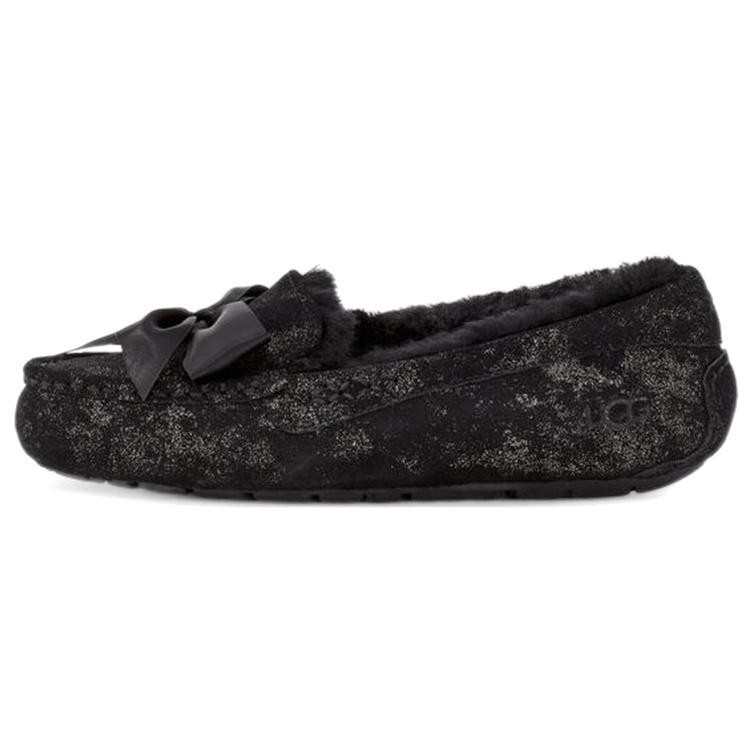 (WMNS) UGG Ansley Bow Glimmer Black Women s 1125830-BLK EU 39