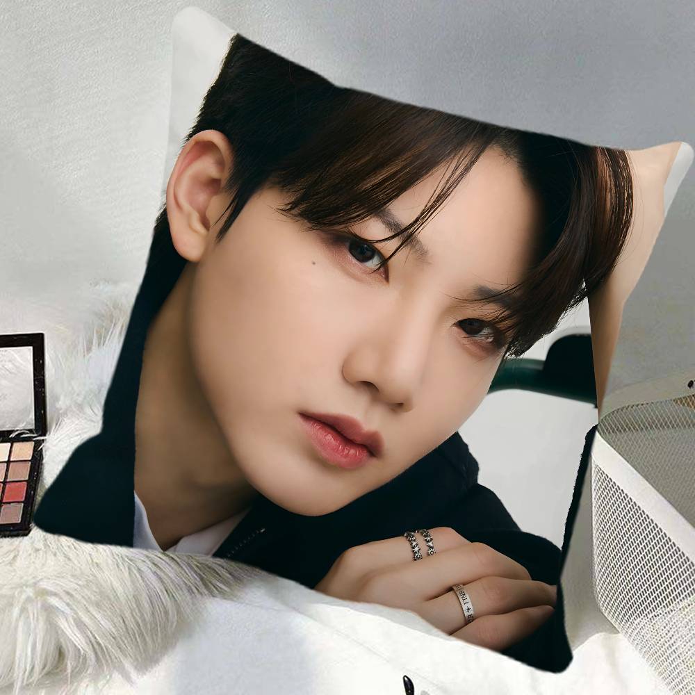 Kim Jun Kyu Treasure Pillow Case Square Pillow Bedroom Sofa Leisure Comfort Cushion Car Home Decoration