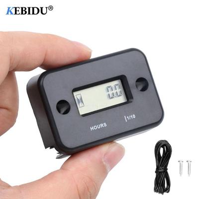 Цифровой счетчик часов ЖК-дисплей Тахометр Водонепроницаемый для велосипеда Мотоцикл ATV Снегоход Морская лодка Лыжи Грязь Газовый двигатель Счетчик часов