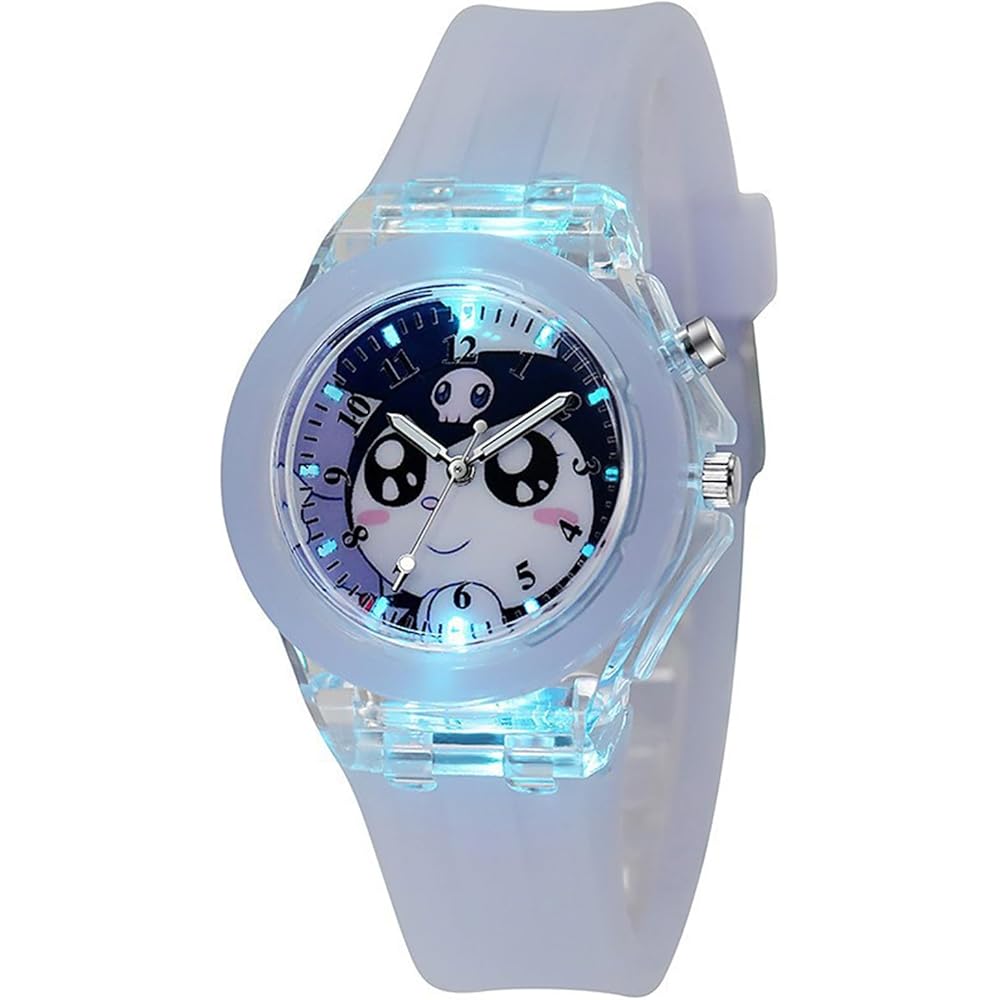 Kurumi Kids Quartz Watch Lightweight Glow Simple Design Unisex Wristwatch