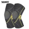 AOLIKES 1Pair Compression Knee Support Sleeve Elastic Breathable Knee Pads Brace Springs Gym Sports Protector Basketball Run