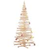 Christmas Trees with Stand Natural 210 cm Solid Wood Pine