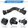 1 Pcs Radiator Hose for BMW 335i 2012-2015 for BMW 435i 2014-2016 Good Sealing Rubber Black Upper Coolant Water Hose