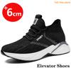 Schuhe mit Erhöhung für Herren, Turnschuhe, lässige Sportschuhe, die die Höhe erhöhen, größere Schuhe, erhöhte Einlegesohle um 6 cm