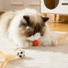 Cats Are Self-satisfied and Fun Elastic Balls, Feline Elastic, Grip, Bite, Sports Balls, Safety and Creative Cat Toys, Cat Suppl