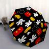 Disney Mickey Mouse Themed automatic opening and closing folding umbrella, portable - durable, 8-rib umbrella frame, very suitable for busin