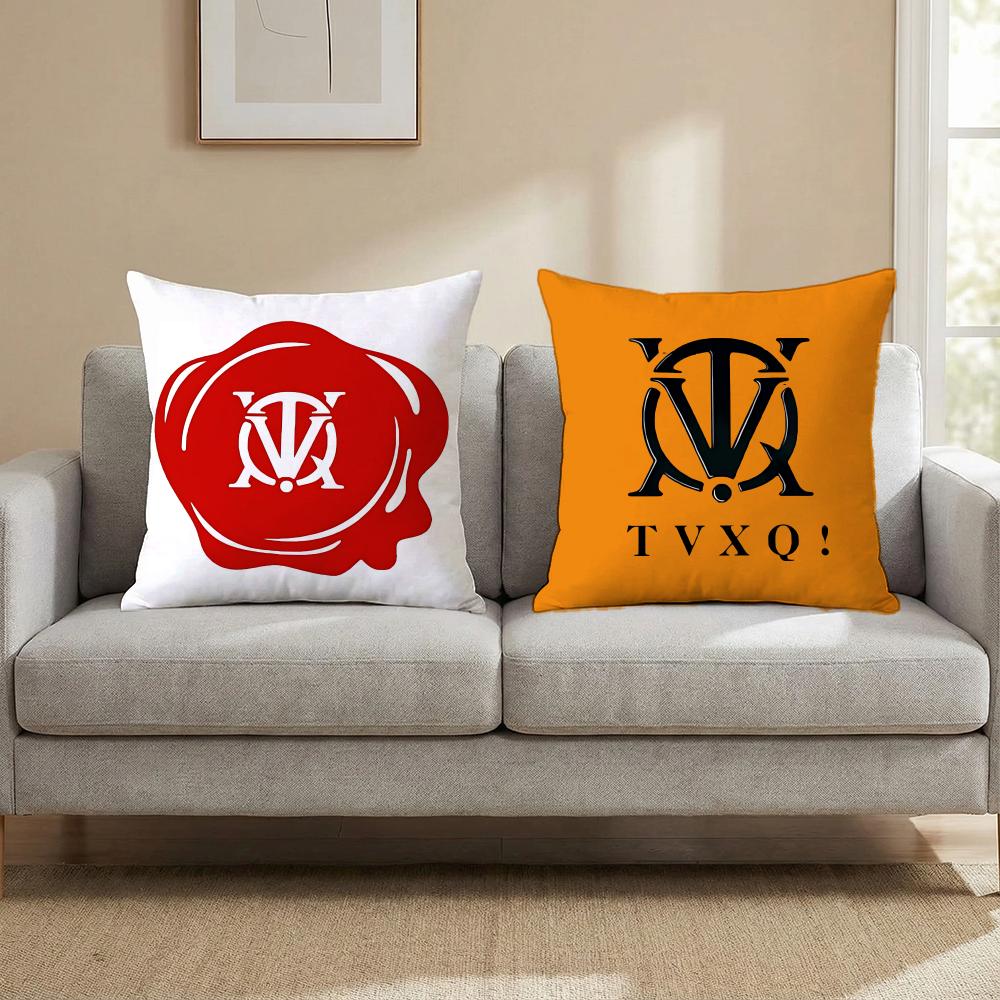 Kpop Style Tvxq Cushion Cover Cushion Cover Set 4Pcs 50X50 45X45 40X40 Pillowcase Decorative Sofa Home Decor