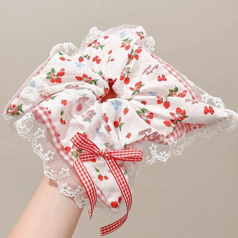 Luxury Sleep Pillow & Extra-Large Satin Hair Ring - Gentle On Hair, Perfect for Buns, Elastic Band Style