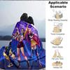 1pc KPop Demon Hunters Soft & Warm Flannel Blanket, Multi-Purpose Throw Blanket for Couch, Sofa, Office, Bed, Camping, Travel