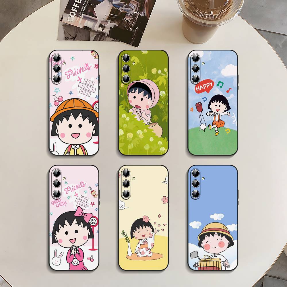 Chibi Maruko Chan Phone Case For Samsung Galaxy S21 S22 S23 S24ULTRA S25ULTRA FE Ultra Plus5G A52S S26 Soft Cover