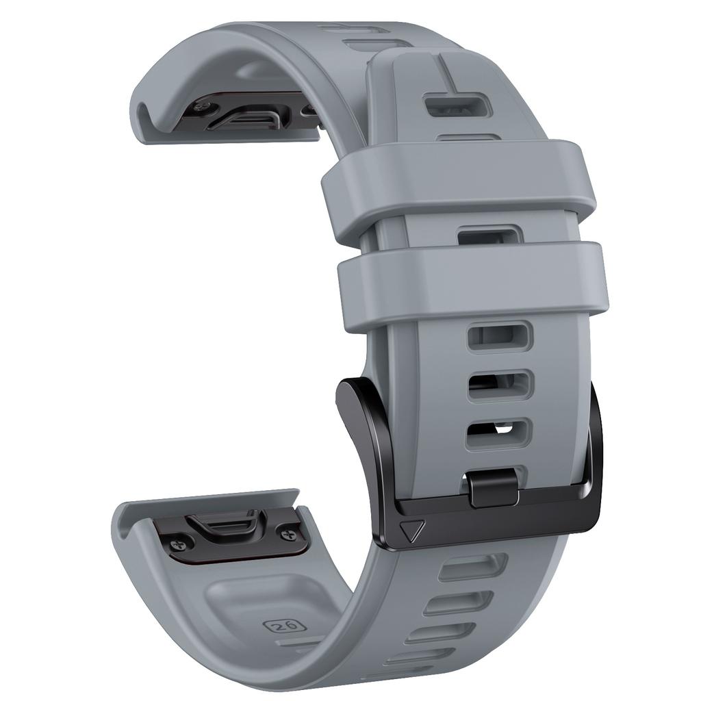 22/26mm Silicone Strap for Garmin Fenix 8 Pro 8 7X/D2 Mach 2 1Pro/Tactix 8 7/Enduro 3 Fenix 6X 5X Plus Replacement Watchband