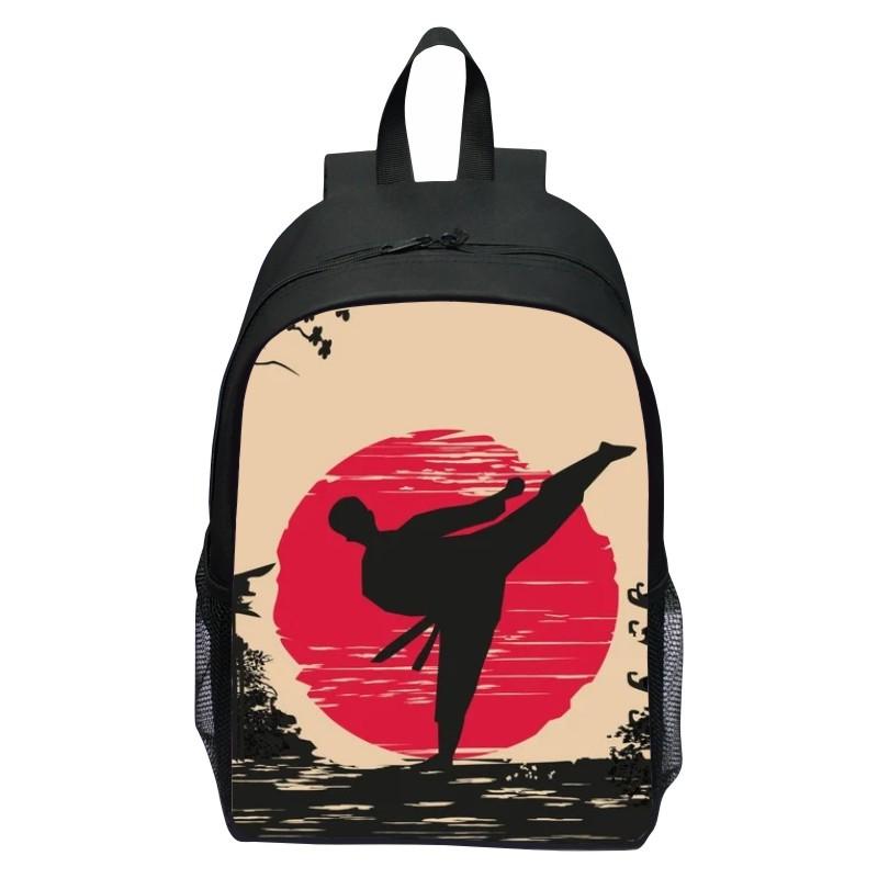 Nieuwe bedrukte JUDO Judo rugzak voor basisschoolleerlingen, Karate cartoon rugzak voor groep 123, casual en lichtgewicht