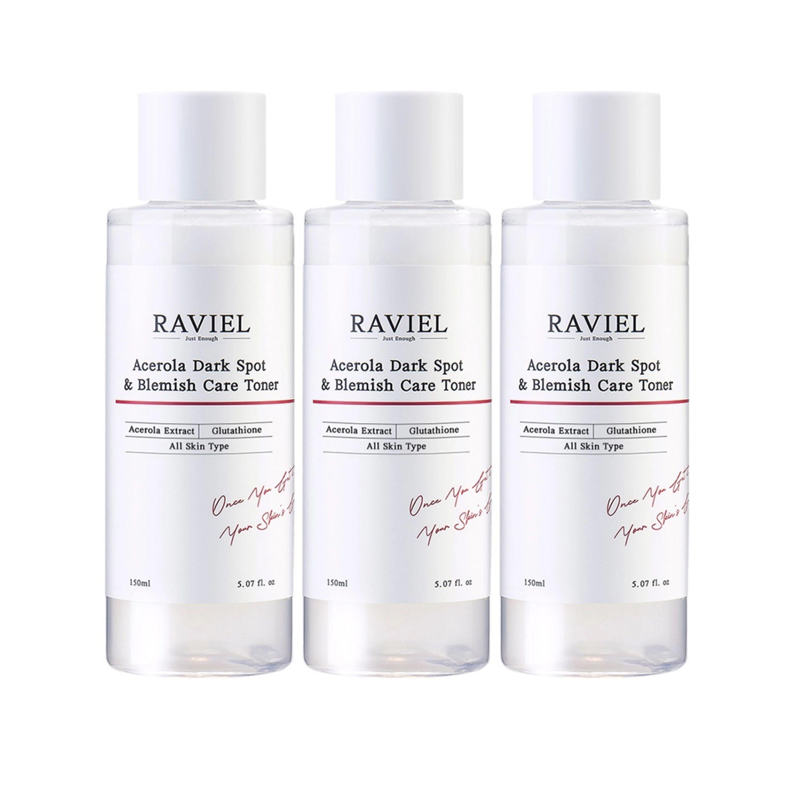 Raviel Acerola Dark Spot & Blemish Care Toner 150ml x 3