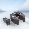 Aluminum Camera Clamp With Double 1/4 3/8 Threaded 3KG Load For Action Camera Phone Holder Studio Equipment Mount