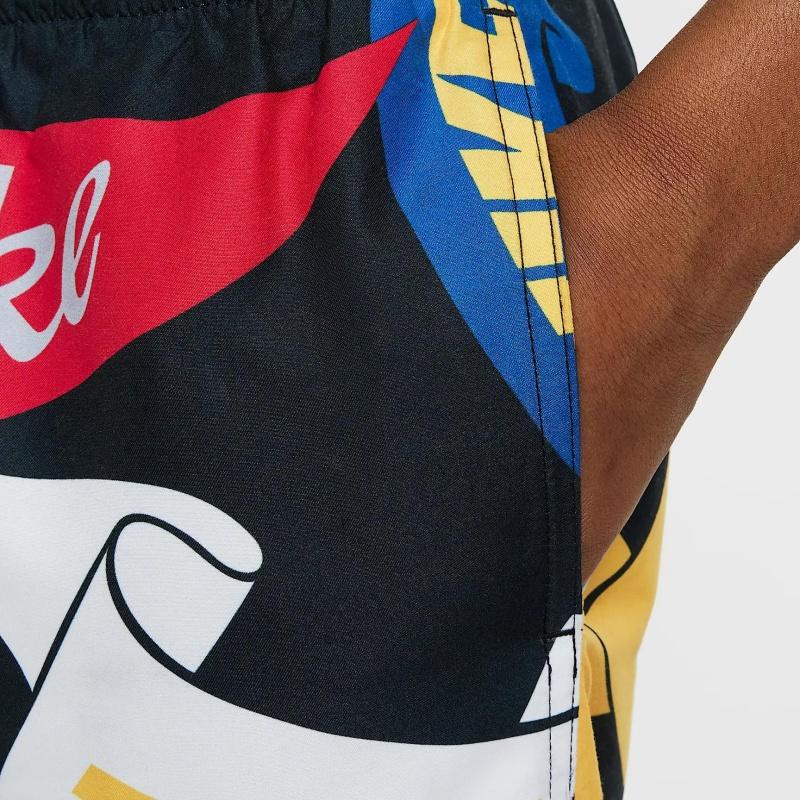 Nike Módne Pohodlné Priedušné Mäkké Šortky Detské šortky Čierne NESSF801-001