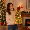 High Density Artificial Tree with Lights, Branch Design for Holiday Decoration