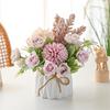 Indoor Artificial Flower Bouquet Decor for Office or Living Room