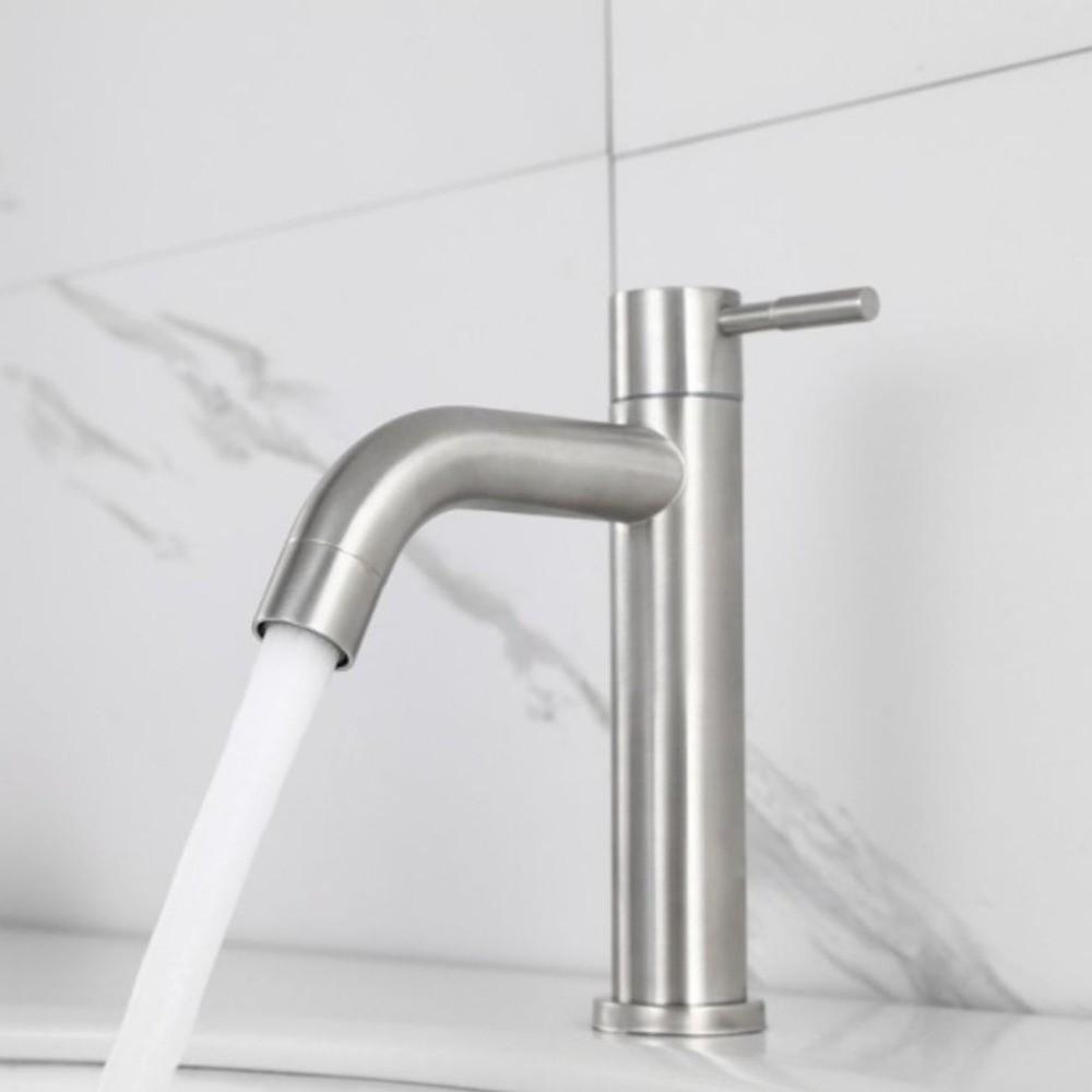 Sink Tap Bathroom Basin Faucet Deck Mounted Bathroom Faucet Stainless Steel Water Tap Toilet