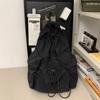 Schoolbag backpack new Japanese lazy wind drawstring lightweight backpack men's and women's large-capacity student schoolbag tide
