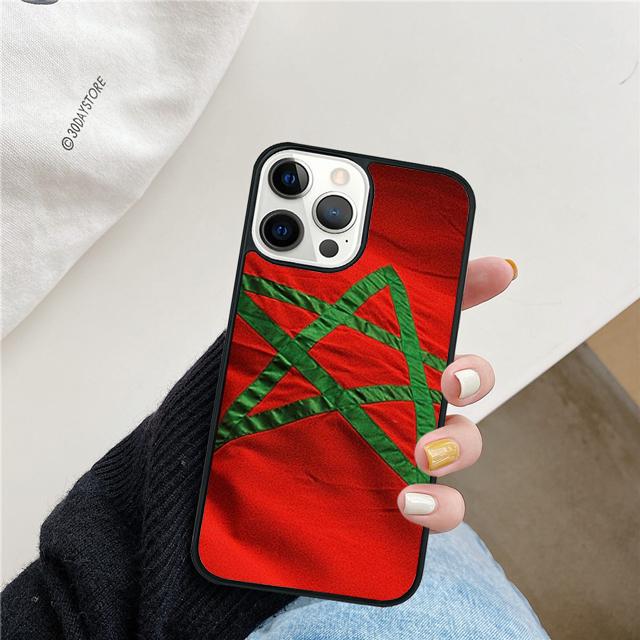 Morocco Flag Moroccan Unique Coque Shell For iPhone 17 Air 15 16 14 13 12 Pro Max 11 Pro Max Plus Phone Case Cover