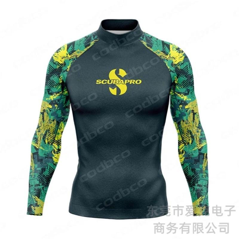 SCUBA Diving Suit Men's Surfing Snorkeling Long-sleeved Sunblock Jellyfish Sports Swimming