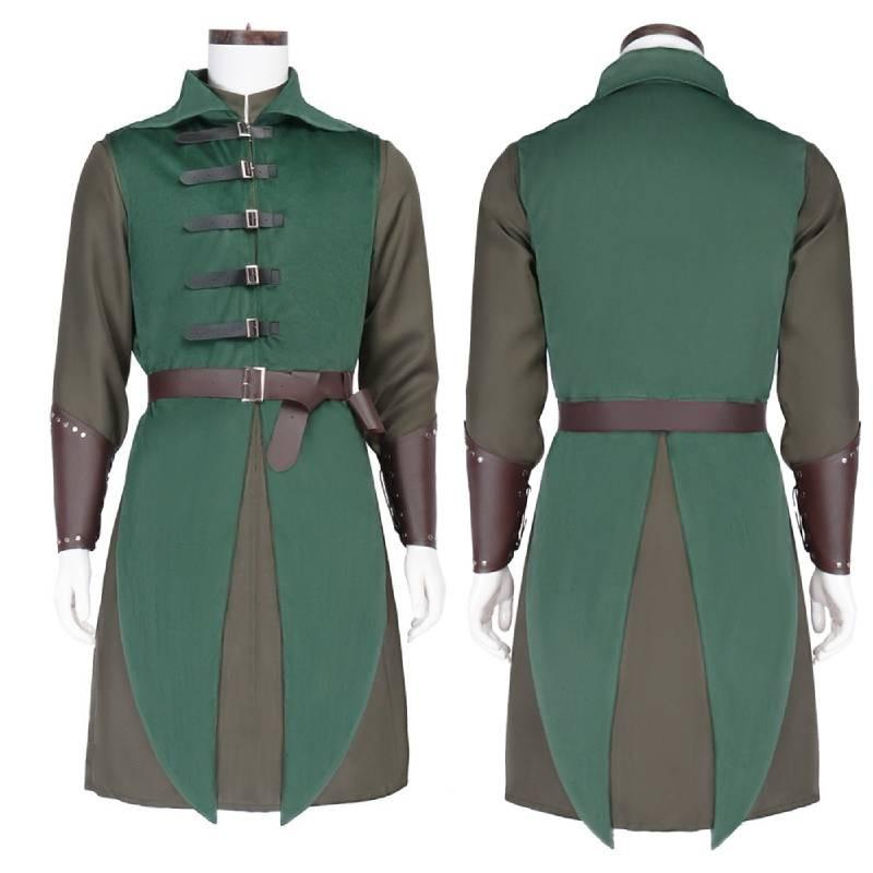 Der Herr der Ringe Cosplay Kostüm für Herren aus Polyesterstoff für Halloween und Renaissance-Veranstaltungen