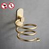 Spiral Stand Bracket Organizer Hair Dryer Holder Hairdryer Rack Bathroom Accessory Storage Shelf