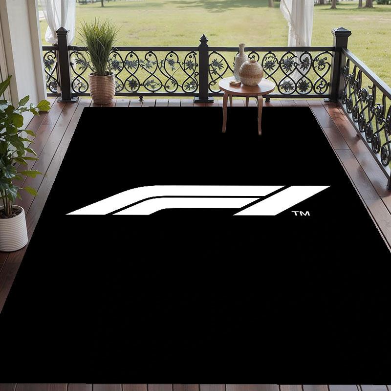 Weicher Boden Teppich F1 Muster Teppichboden Dekorative Matte Für Heimzimmer Dekoration