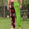 Men's Allover Printed Home Pants Sleeping Pajama Pants Long Pants Pajama Pants