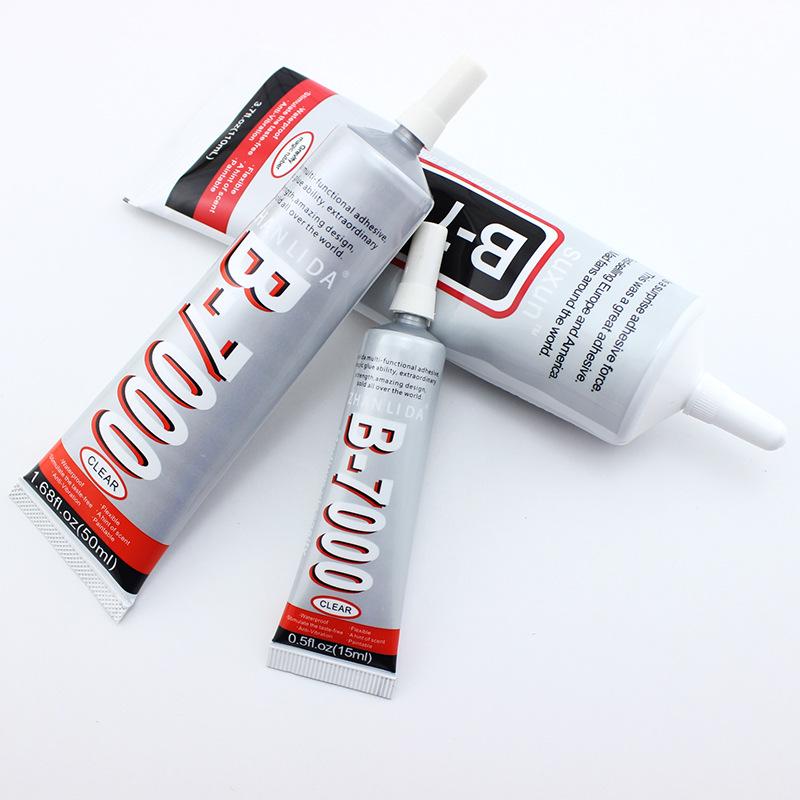 Strong Adhesion B7000/B6000 Quick-Drying Glue with Needle Tip for DIY Mobile Cases & Rhinestones