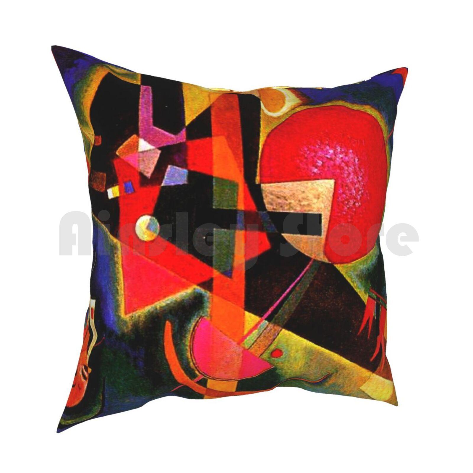 KandinskyIn Blue  Abstract Art Pillow Case Printed Home Soft Throw Pillow Wassily Kandinsky In Blue Abstract Art 30x30cm 12x12in