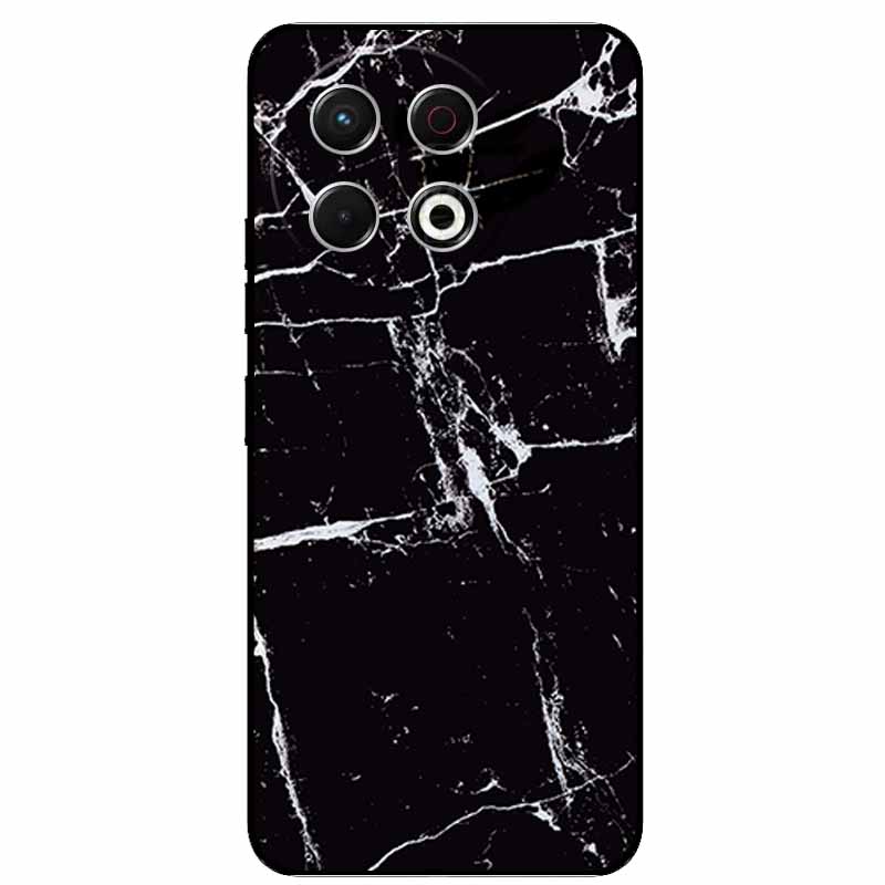 For Tecno Spark 30 Pro Case Marble Painted Silicone Back Cover Cases For KL7 Spark 30 Pro Soft Black Phone Funda Spark 30 Pro 4G