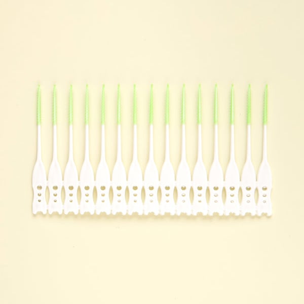Japanese Soft Interdental Brush Sss~S 15 Pieces