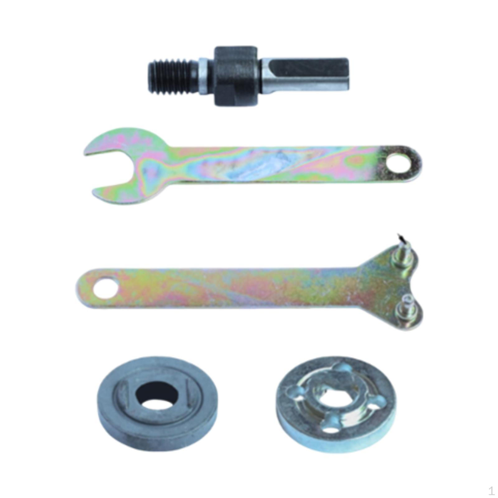 

Инструмент для преобразования Угол сверла Адаптер угловой шлифмашины Модифицированный гаечный ключ Аксессуары Соединительный стержень 10mm Shank Set