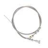 36" Braided Throttle Cable Kit Replacement Swap Fuel Line Kit