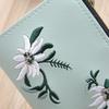 Embroidered Flowers Mini Wallets Purse for Women Ladies Girls Fashion Card Holder Coin Purses Pack Bags