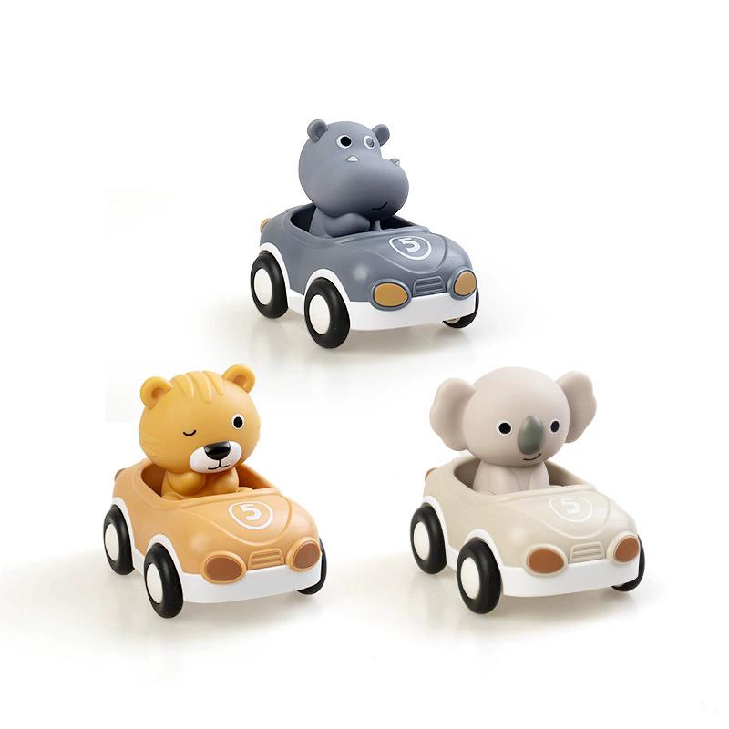 Baby Bath Toys Kids' Inertial Sliding Animal Car Soft Squishy Finger Toys Summer Play Water Toy For Children Kid 2 3 4 5 6 Year