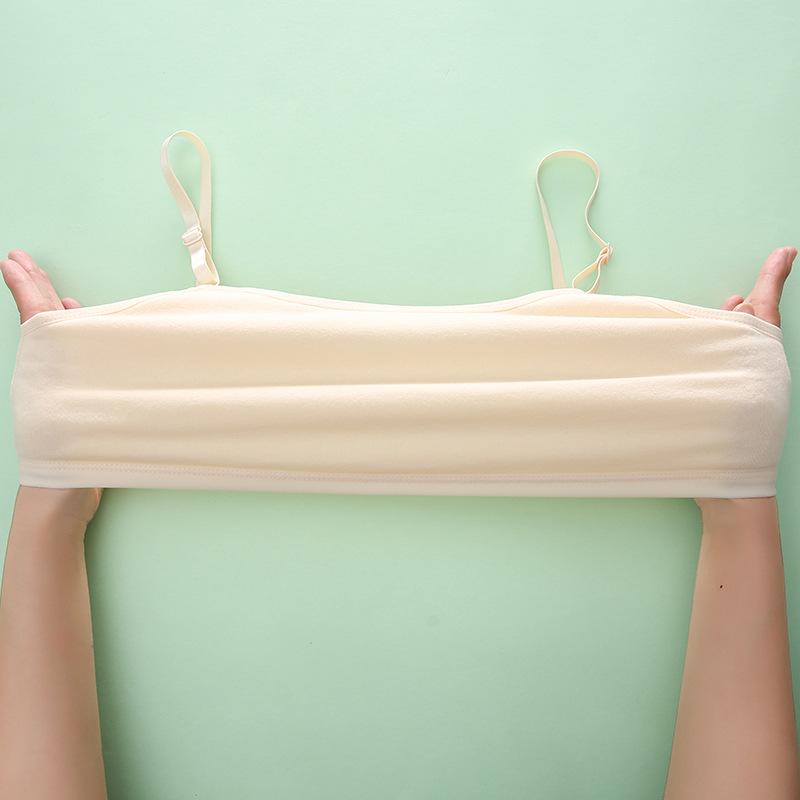 Solid Color Training Bra for Girls Aged 12-15