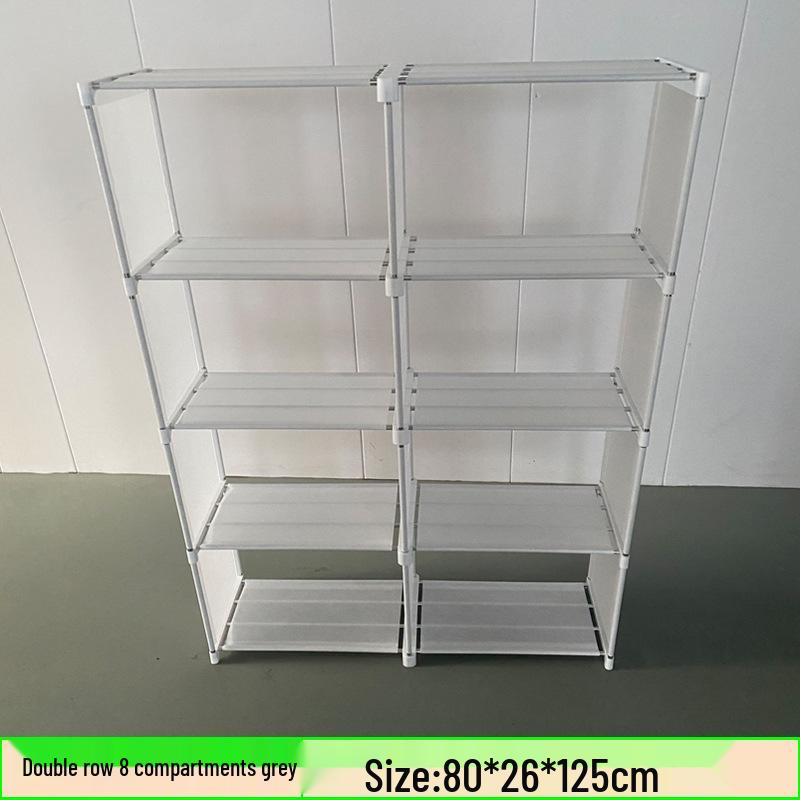 Best-Selling Multi-Layer Bookshelf: Three-Column Steel Pipe Bookcase for Home Storage & Student Organization