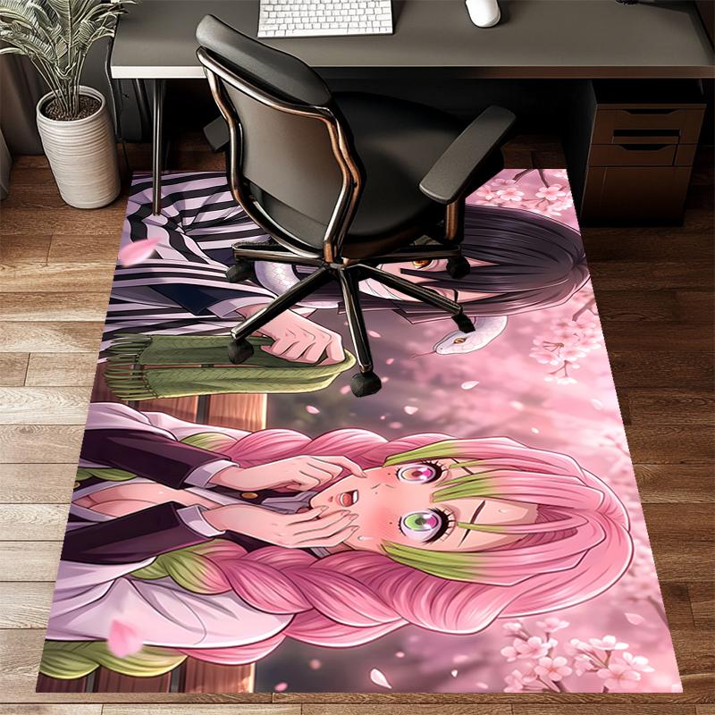 Mitsuri Kanroji1Printed Area Rug Carpet for Bedroom Living Room Home Decor Rugs Mat Non Slip Mat Rug for Bedside